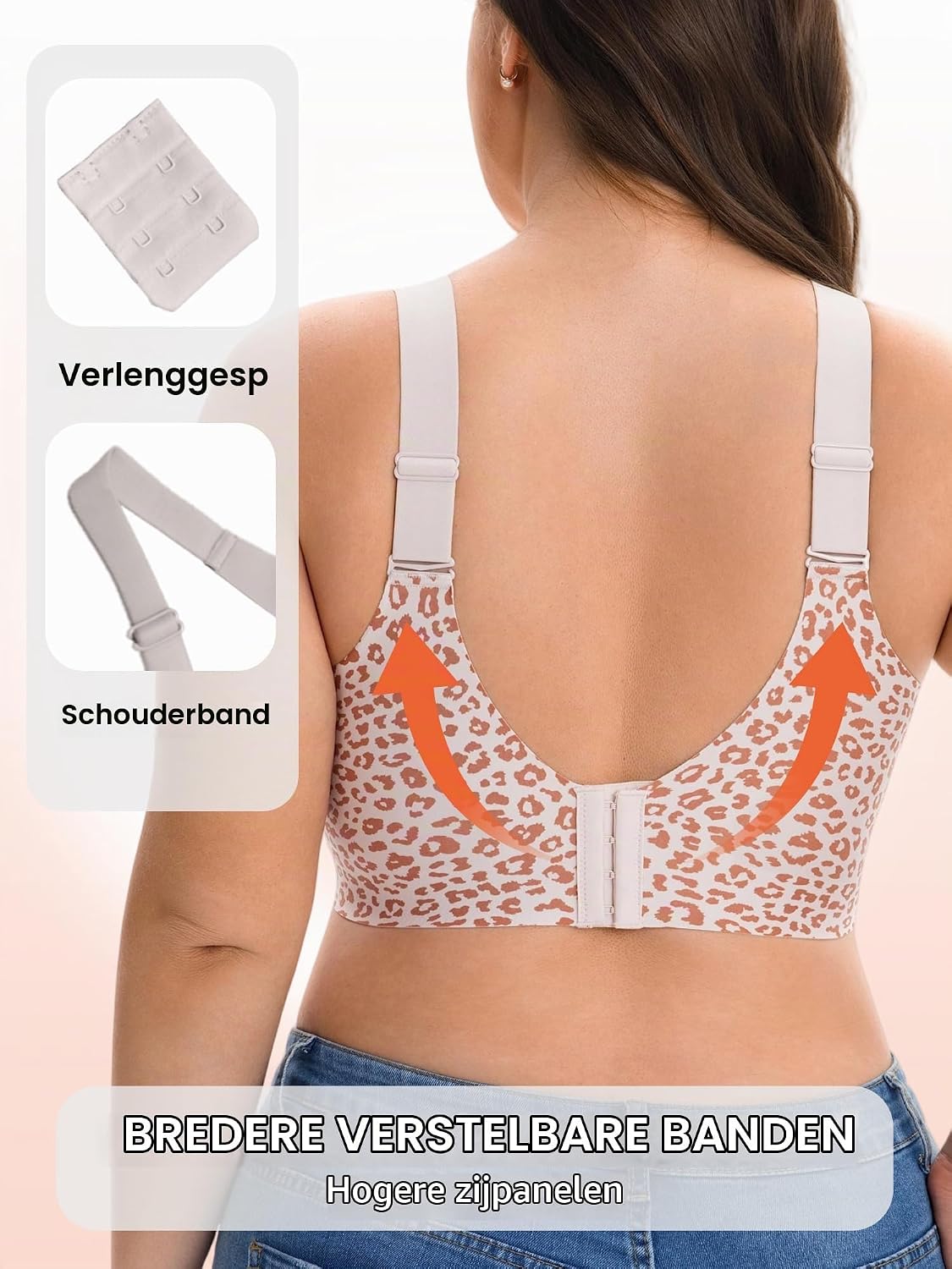 Thumbnail 4 de HOWIN Jelly BH voor dames, draadloos met volledige bedekking en push-up