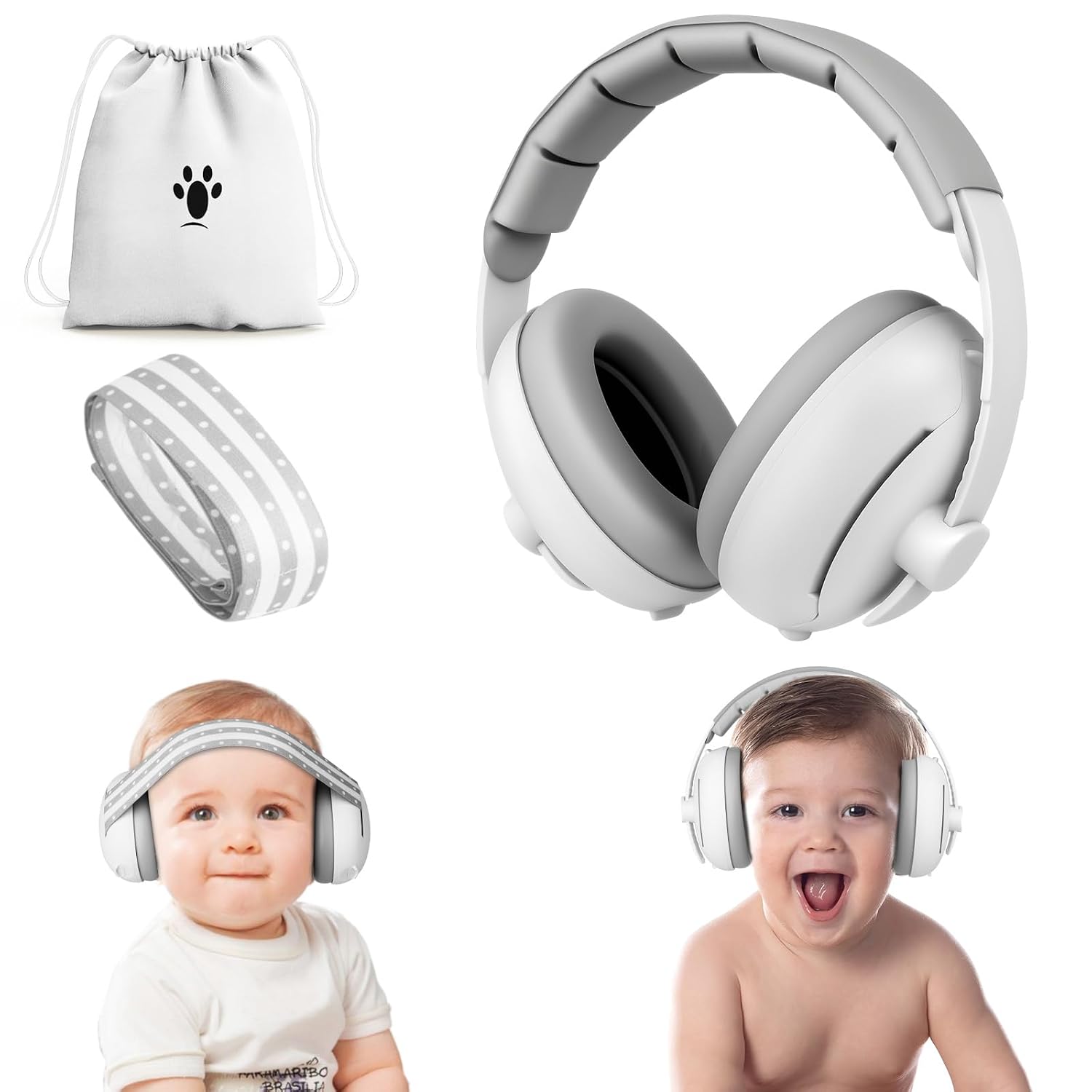 Detalle de Aolso 2 in 1 Gehörschutz Baby Kopfhörer