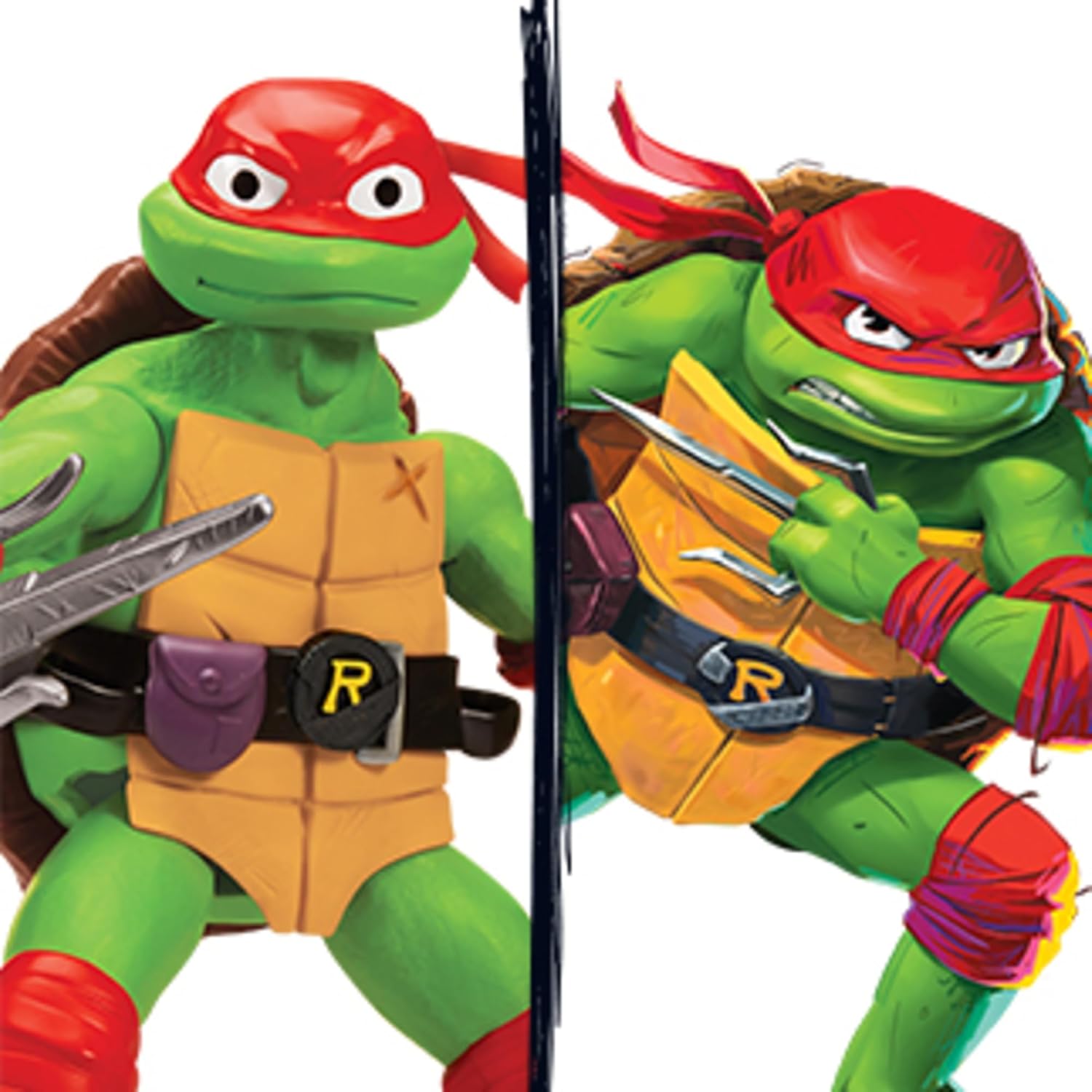 Thumbnail 5 de Tortues Ninja - Figurine articulée Raphael 30 cm avec accessoires, TU8012, Gigante