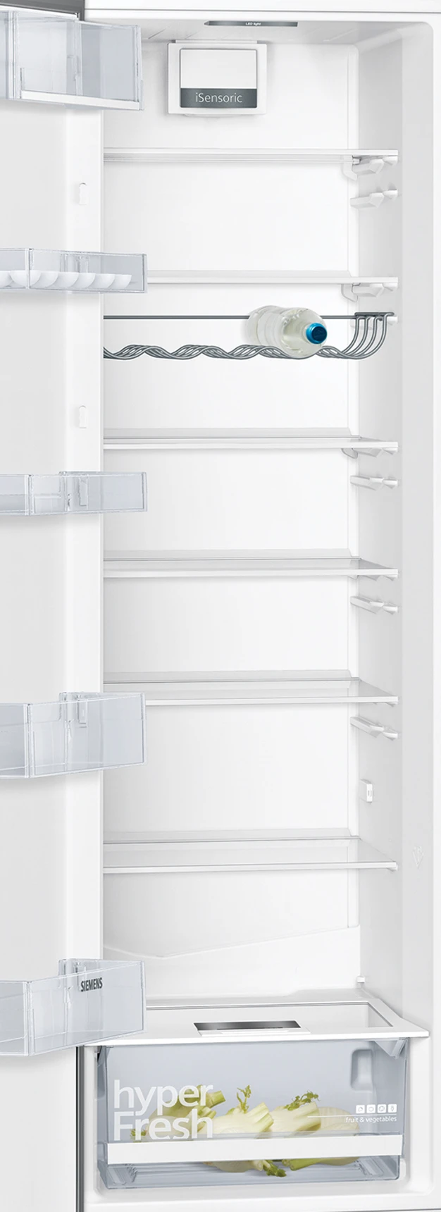 Detalle de Siemens KS36VVXDP – freistehender 1-türiger Kühlschrank mit HyperFresh und viel Stauraum