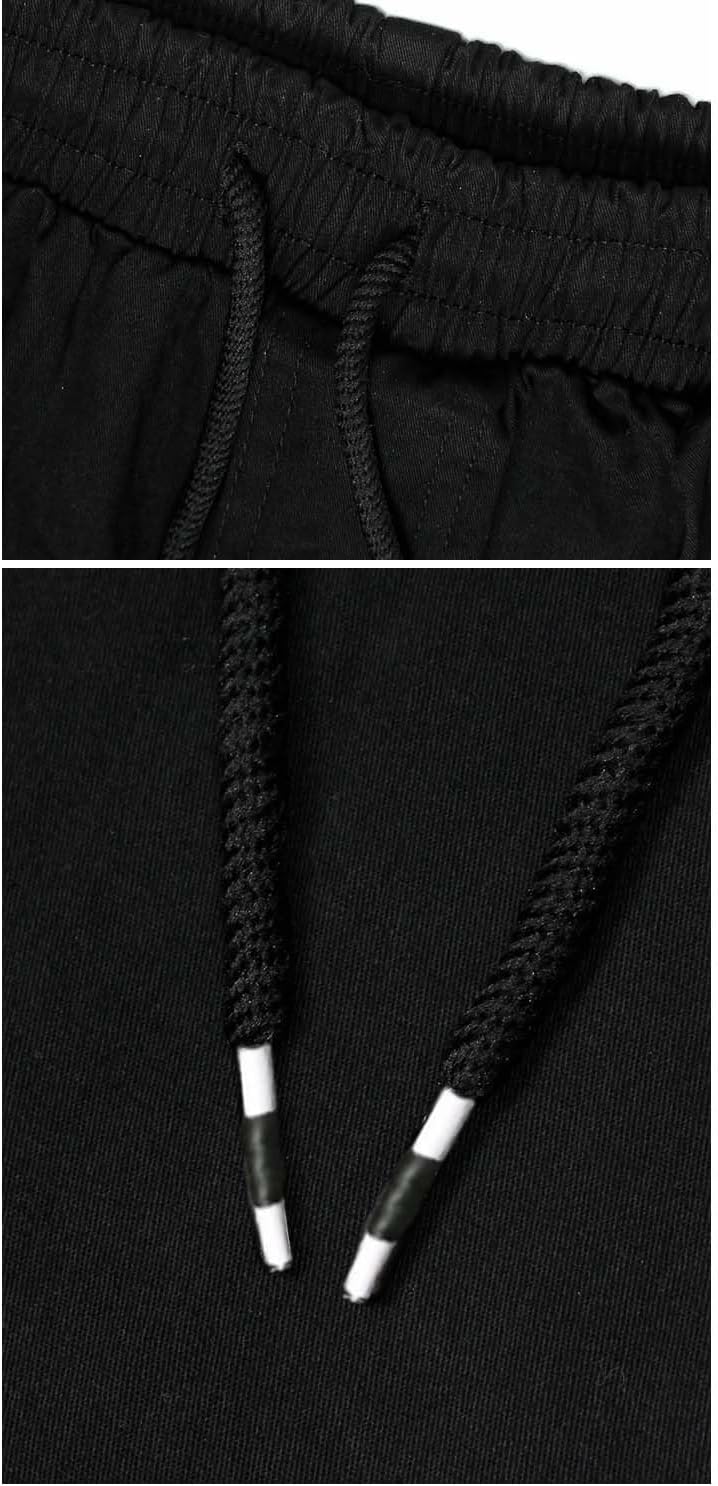 Thumbnail 3 de LIUPMWE Pantalon Chino Cargo Homme - Jogging coton léger, taille élastique avec cordon et poches