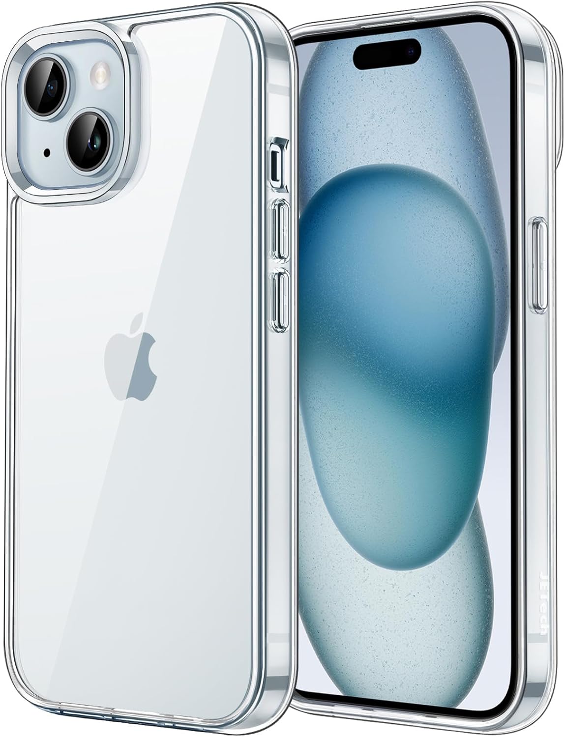 Detalle de JETech Case for iPhone 15 6.1-inch clear phone case