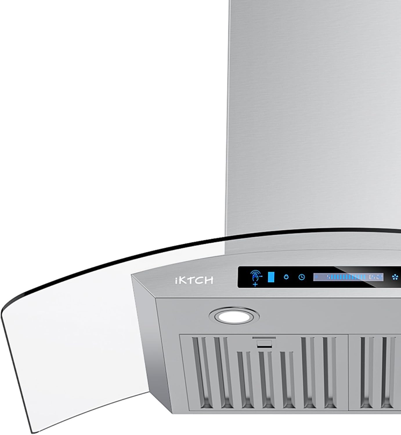 Detalle 1 de IKTCH IKP03-36 36-Inch Wall-Mount Range Hood, 900 CFM, Ducted