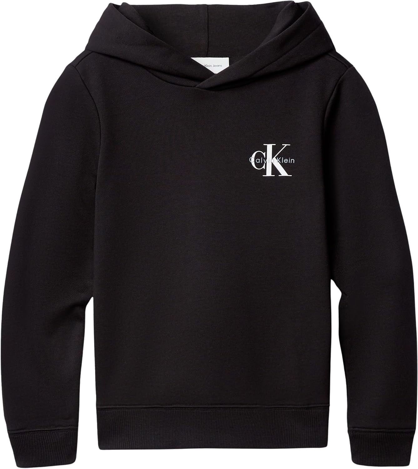 Detalle de Calvin Klein Small Monogram Hoodie Iu0iu00712 – Felpa con Cappuccio Unisex