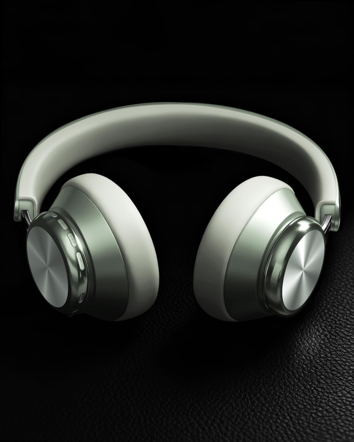 Detalle de Wentronic Y03 Bluetooth Wireless Over-Ear Headphones with Active Noise Cancelling (Green)