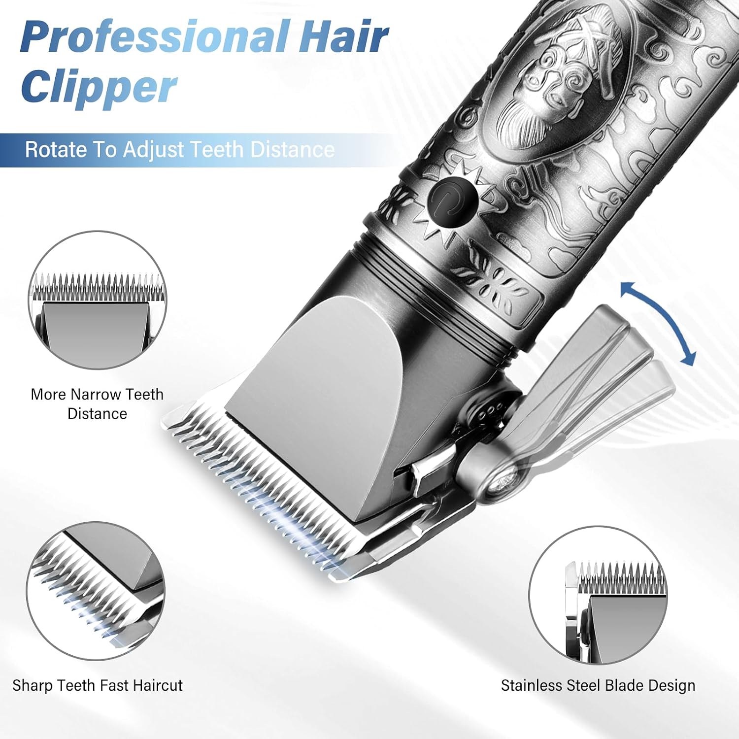 Detalle 2 de GSKY Professional Hair Clippers 10W ✂