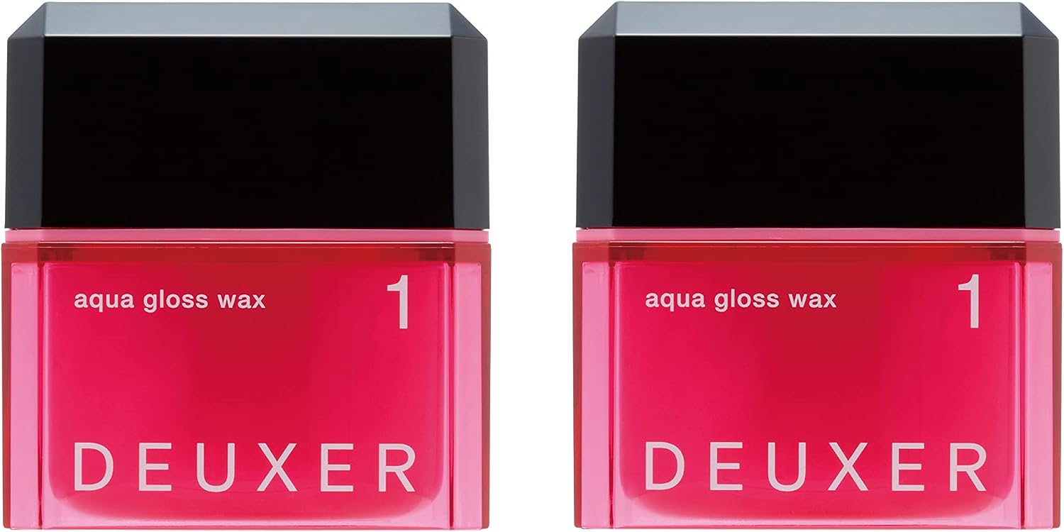 Detalle de DEUXER(デューサー)アクアグロスワックス1 ヘアワックス フローラルベリー 160g×2個