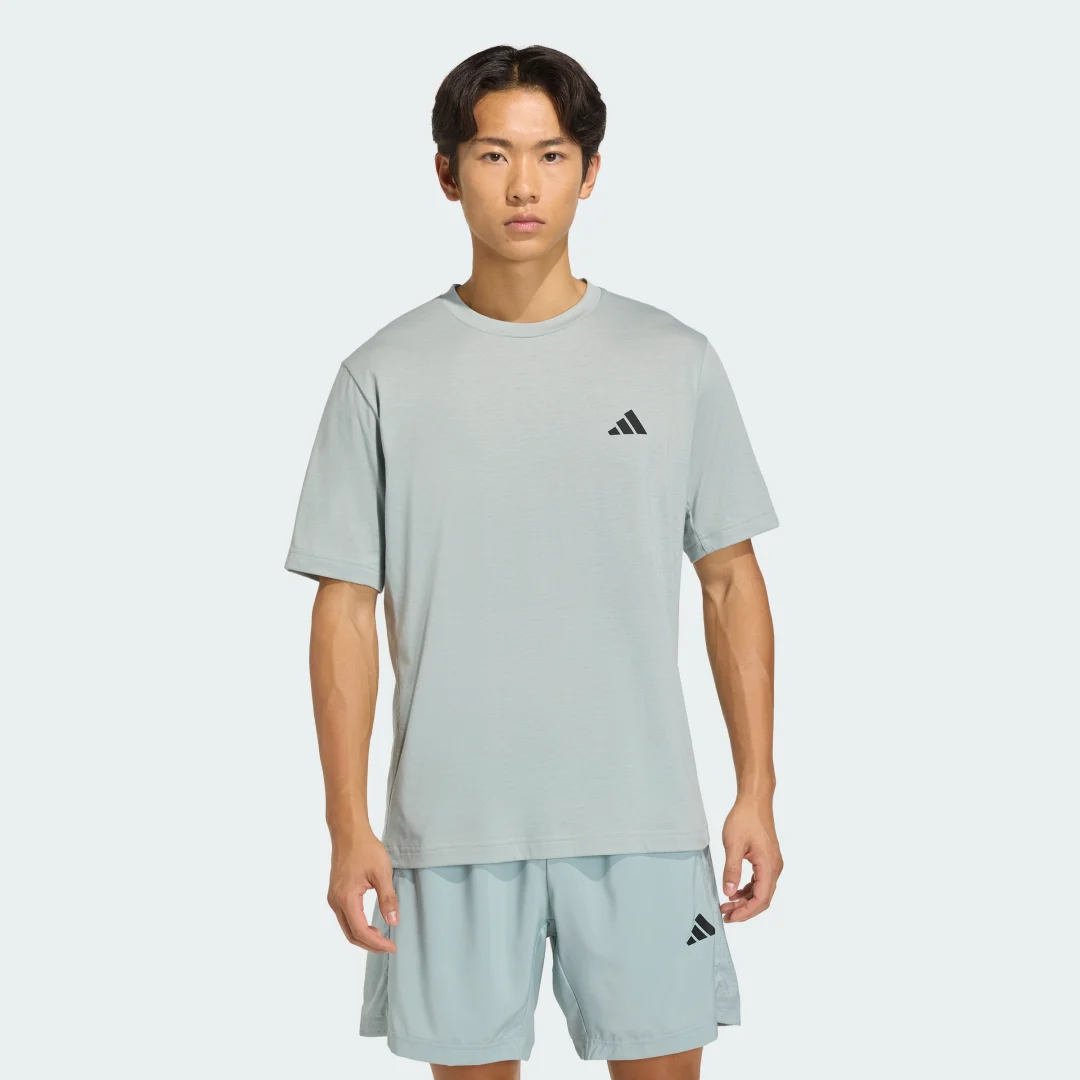 Detalle de Camiseta de entrenamiento Essentials Feelready de Adidas — Verde