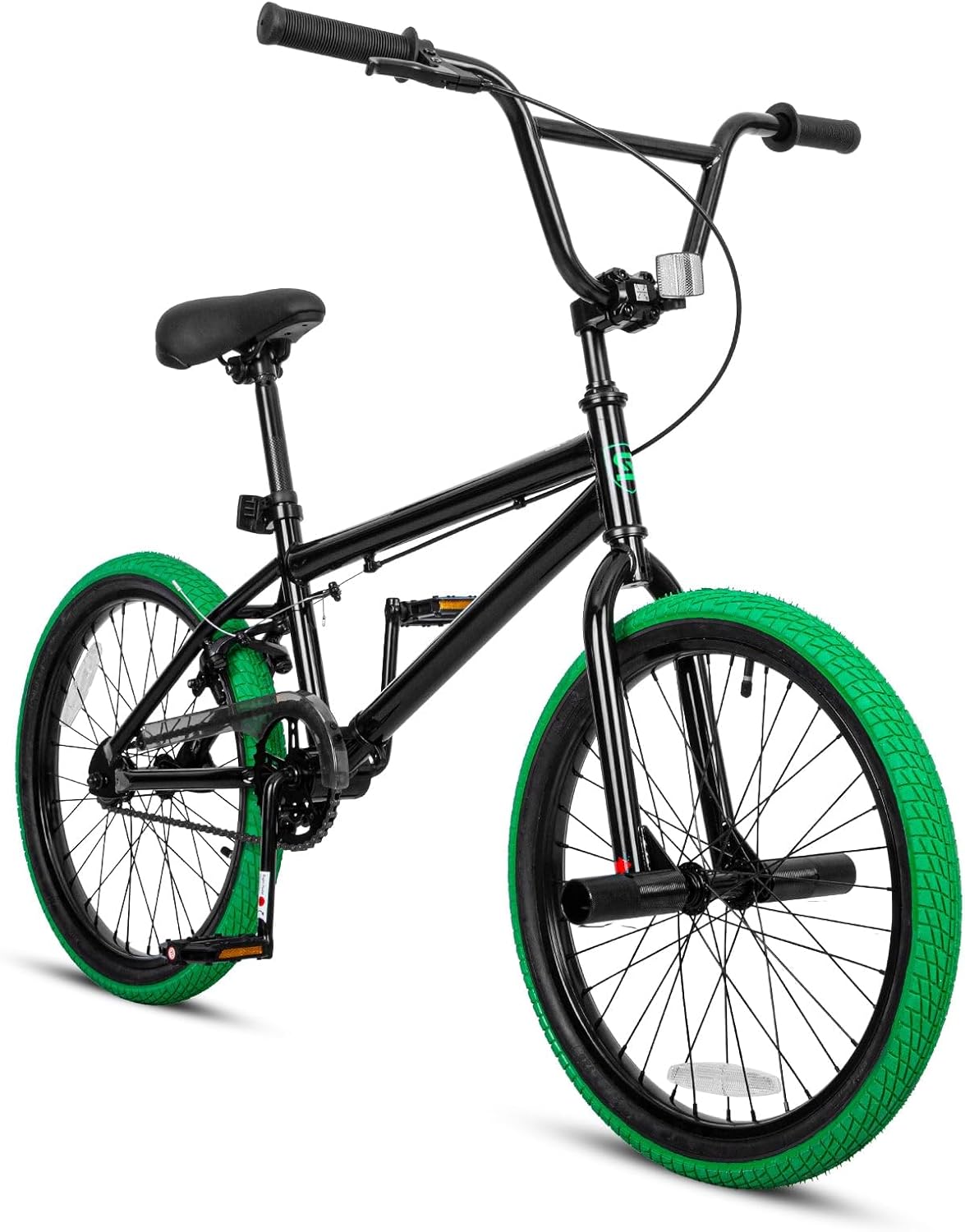 Detalle de StarterRide 20 BMX Bike, 20-Inch Wheels, Steel Frame, Single Speed