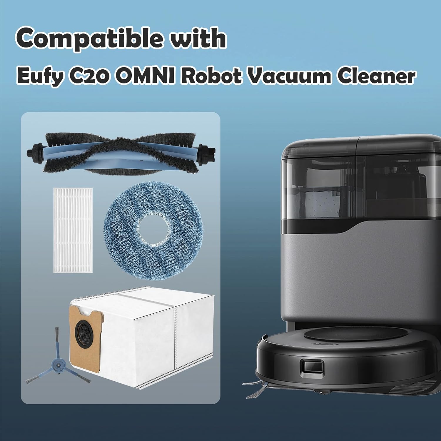 Detalle de VIEWALL C20 Replacement Kit for Eufy Omni C20, 21 Pieces