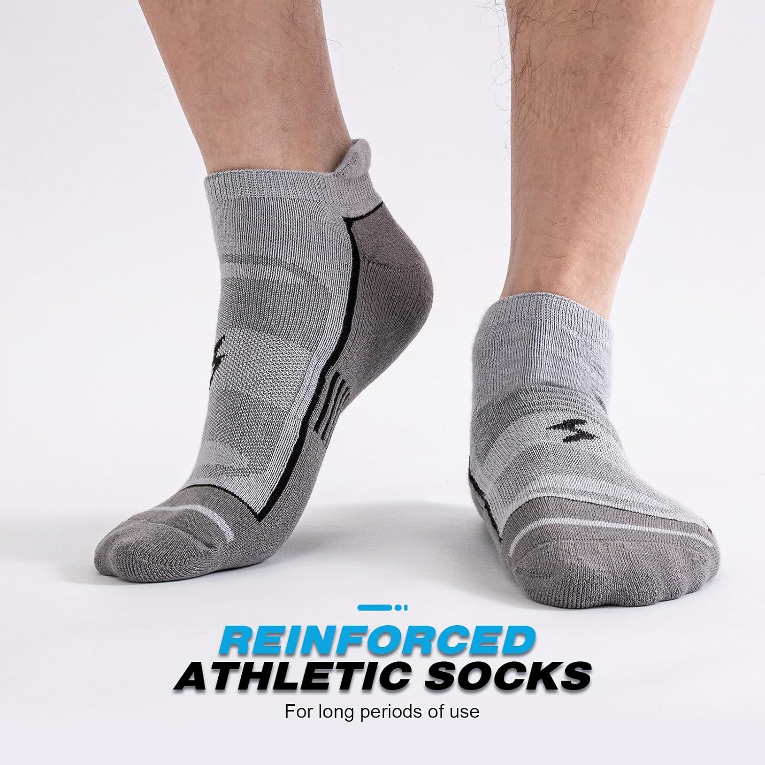Detalle de Cirorld Cushioned Running Socks – Ankle Trainer (6 Pairs)
