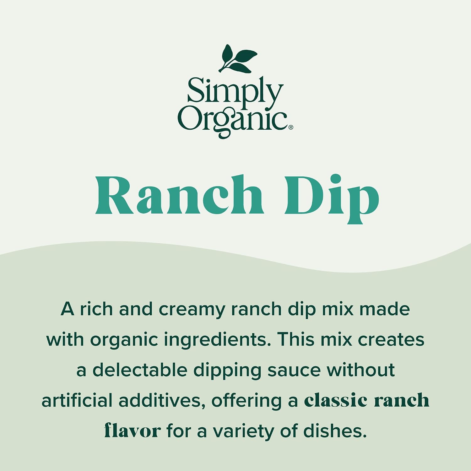 Detalle 2 de Simply Organic Ranch Dip Mix 1.5-ounce