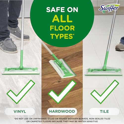 Detalle de Swiffer Sweeper Wet Mopping Cloths Multi Surface Refills with Febreze Lavender, 36 Count