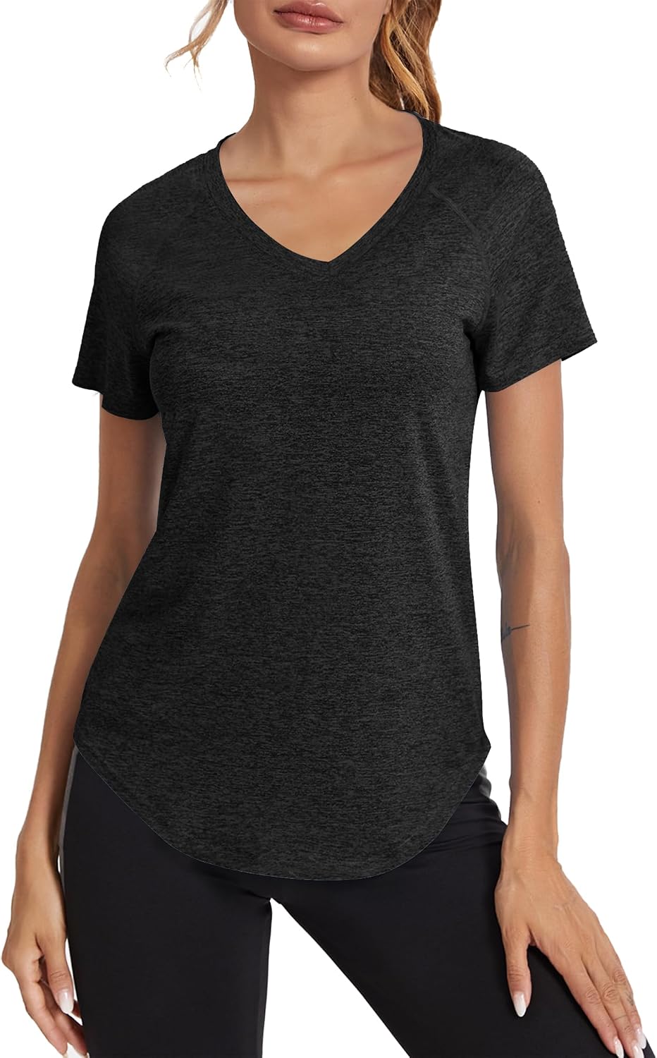 Detalle 2 de Wayleb Women's Sports T‑Shirt 92% Polyester
