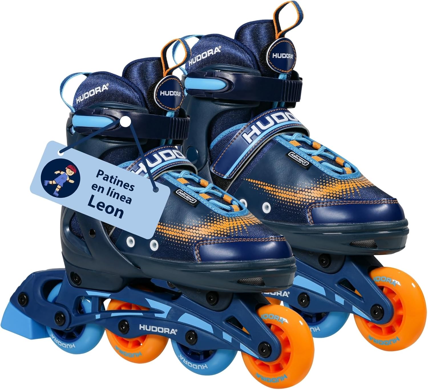 Detalle 2 de Hudora Kinderinliner MIA patines en línea Talla M 🛼