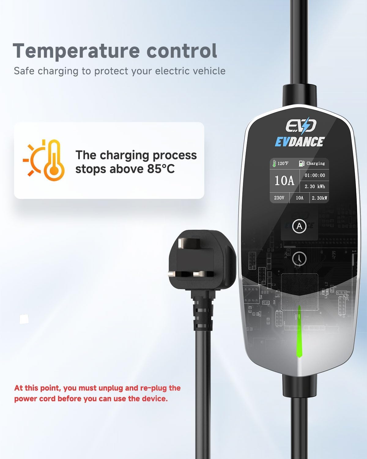 Thumbnail 3 de EVDANCE EV charger cable Type 2 10m
