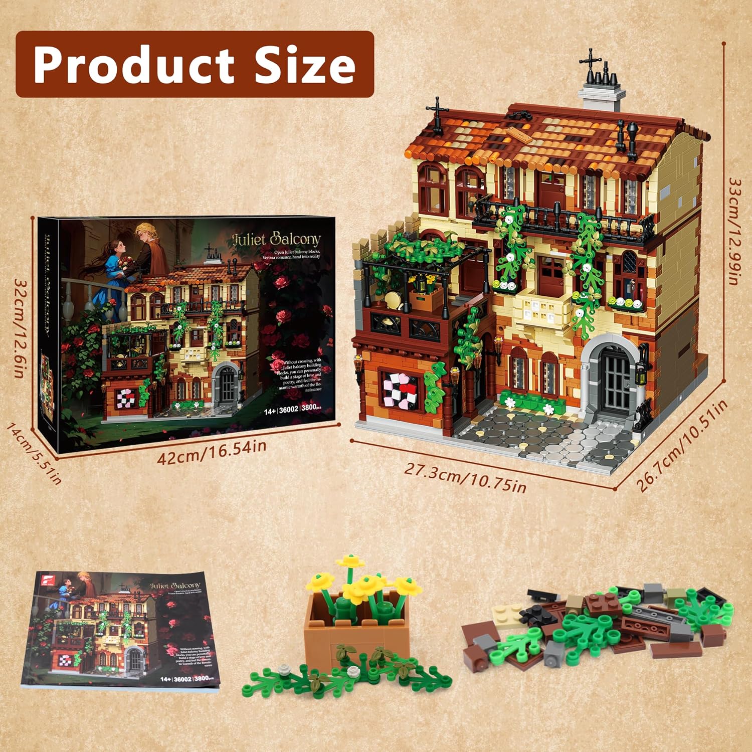 Thumbnail 1 de kiothdre Kit maison balcon 3800 pièces 📷