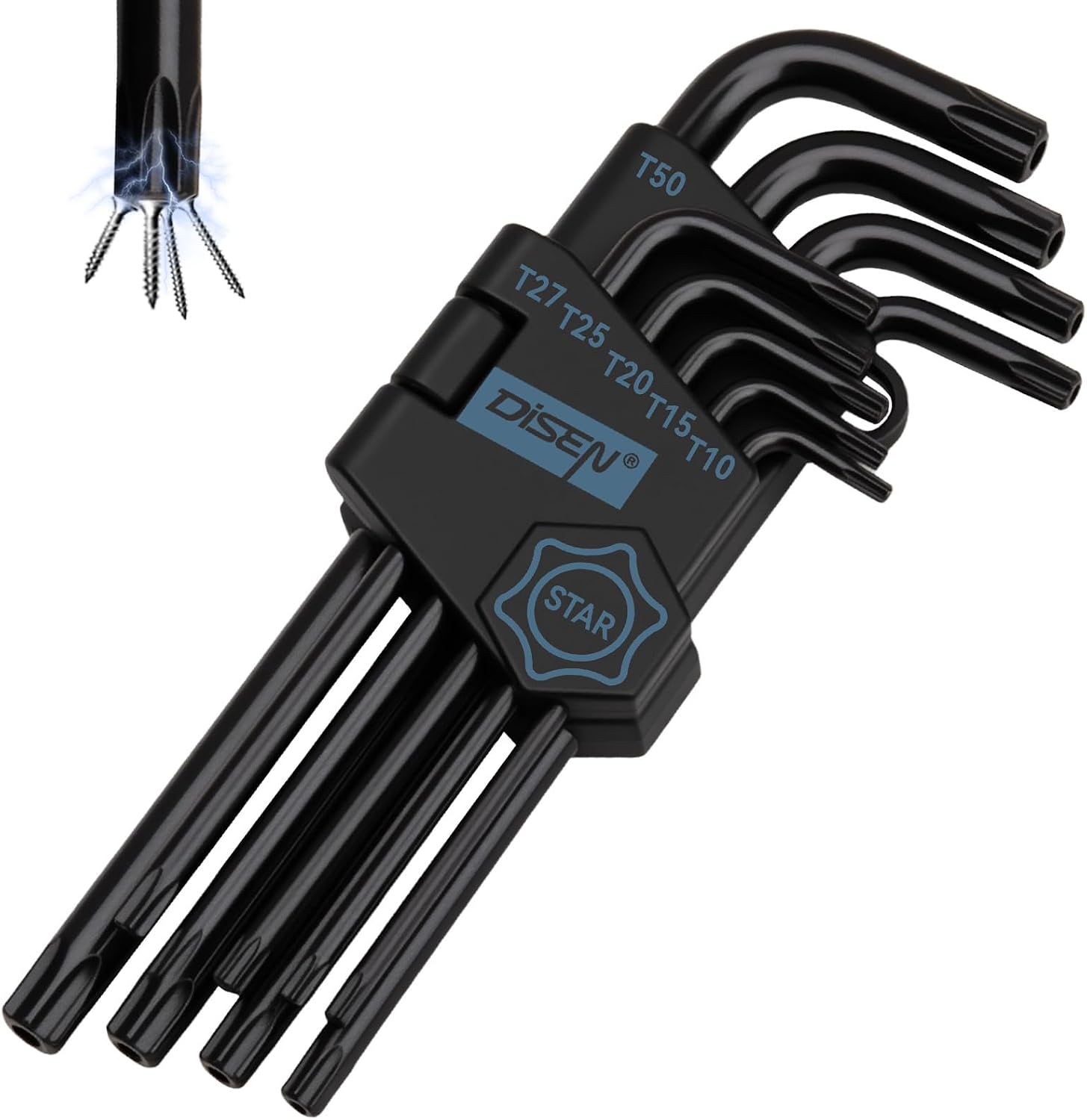 Detalle de DISEN Torx Key Set Chrome Vanadium Steel