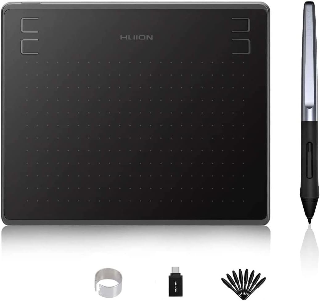 HUION HS64 graphics tablet with 8192 levels