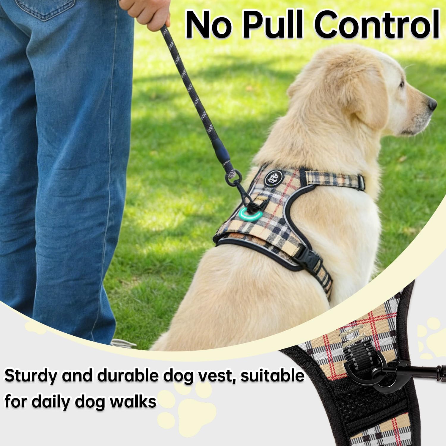 Thumbnail 6 de NESTROAD Dog Harness Size S no pull vest