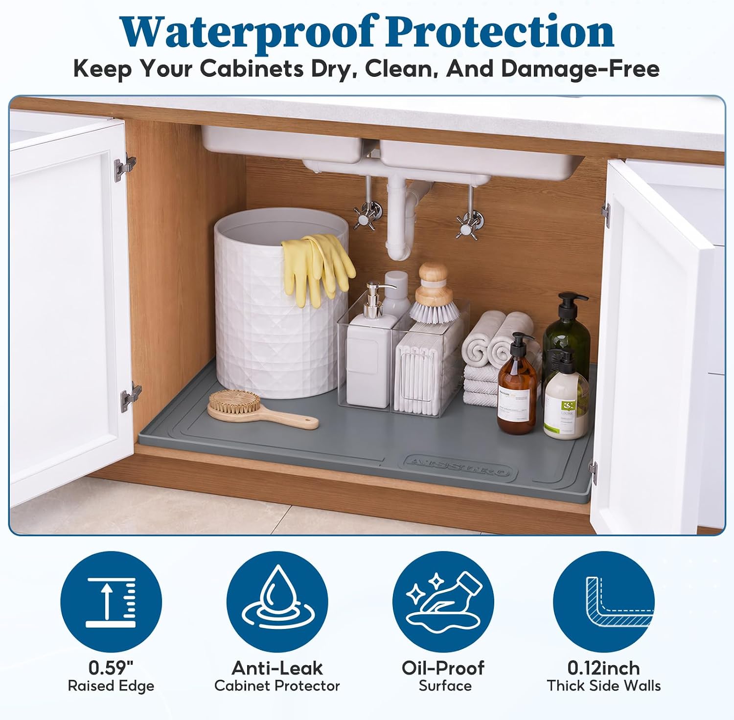 Thumbnail 2 de Waterproof Under Sink Mat 34" x 22