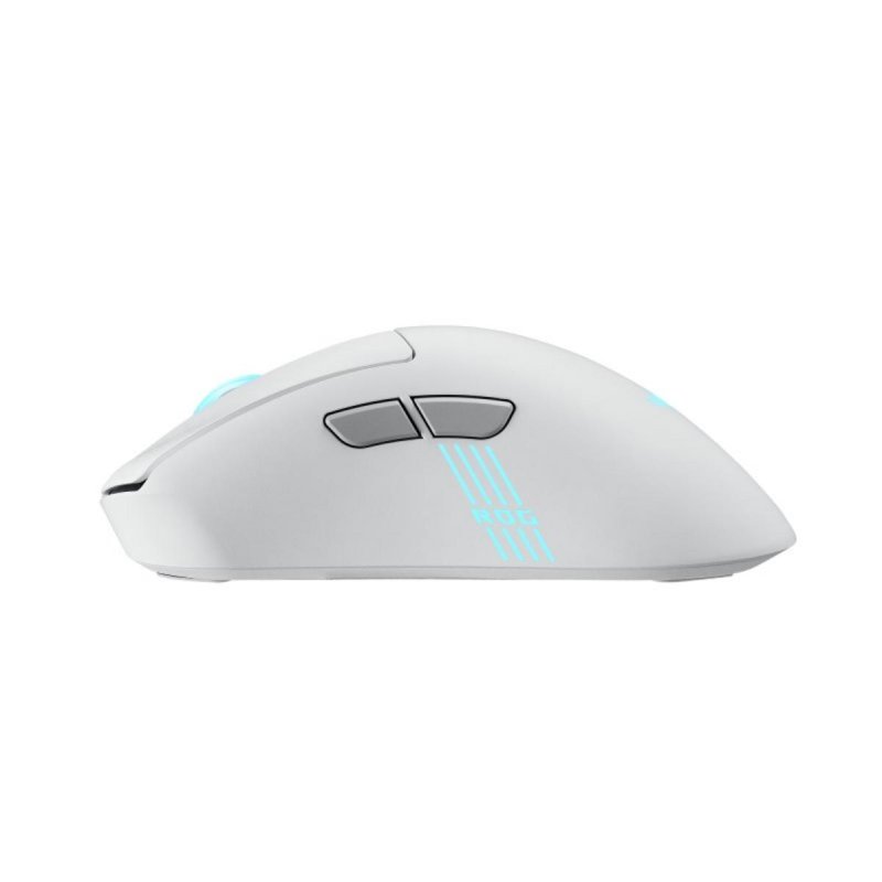 Detalle 2 de ASUS ROG Keris II Origin Blanco 42.000 DPI 8000 Hz inalámbrico 🖱