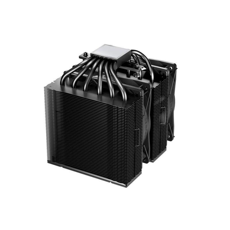 Detalle 2 de Be quiet! Pure Rock Pro 3 Black – Refrigeración de aire para CPU con doble ventilador 120 mm