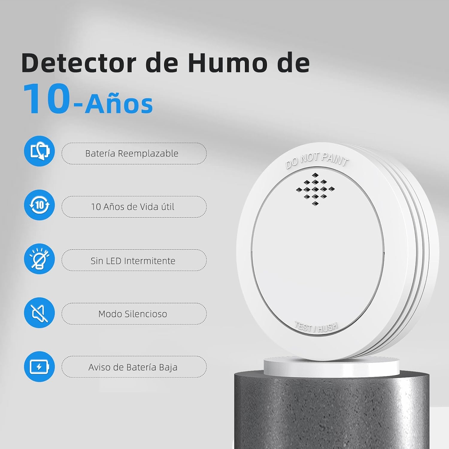 Thumbnail 1 de Detector de Humo en Red 10 años 10 unidades