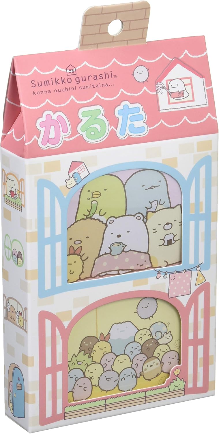 Detalle 2 de エンスカイ すみっコぐらし かるた 6才以上 読み札・絵札各45枚