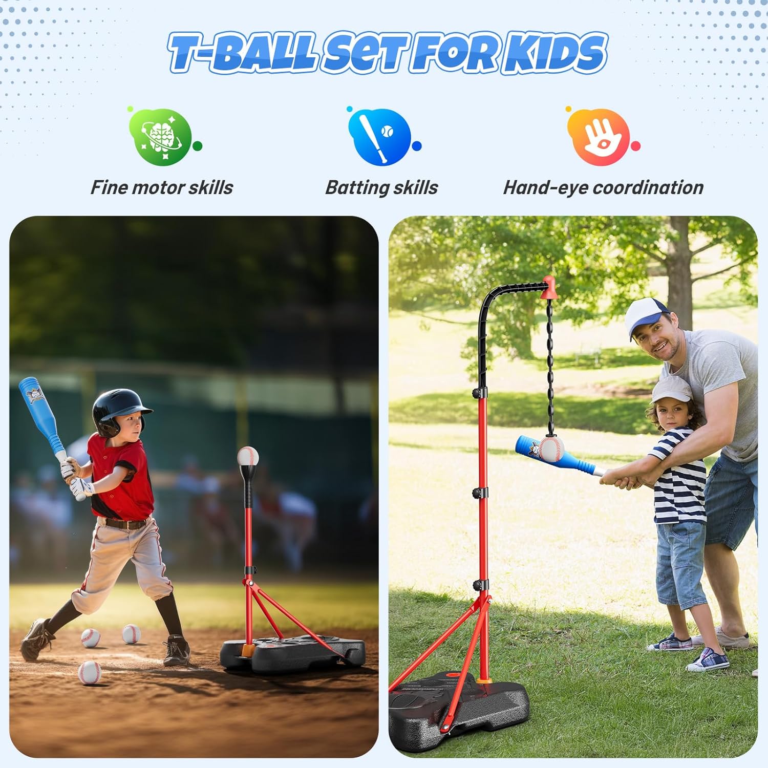 Thumbnail 4 de HopeRock 2-in-1 Kids Basketball Hoop 71.2