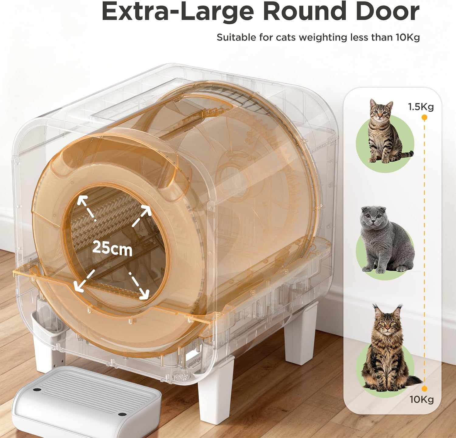 Thumbnail 4 de Gimars XXL 90L self‑cleaning cat litter box