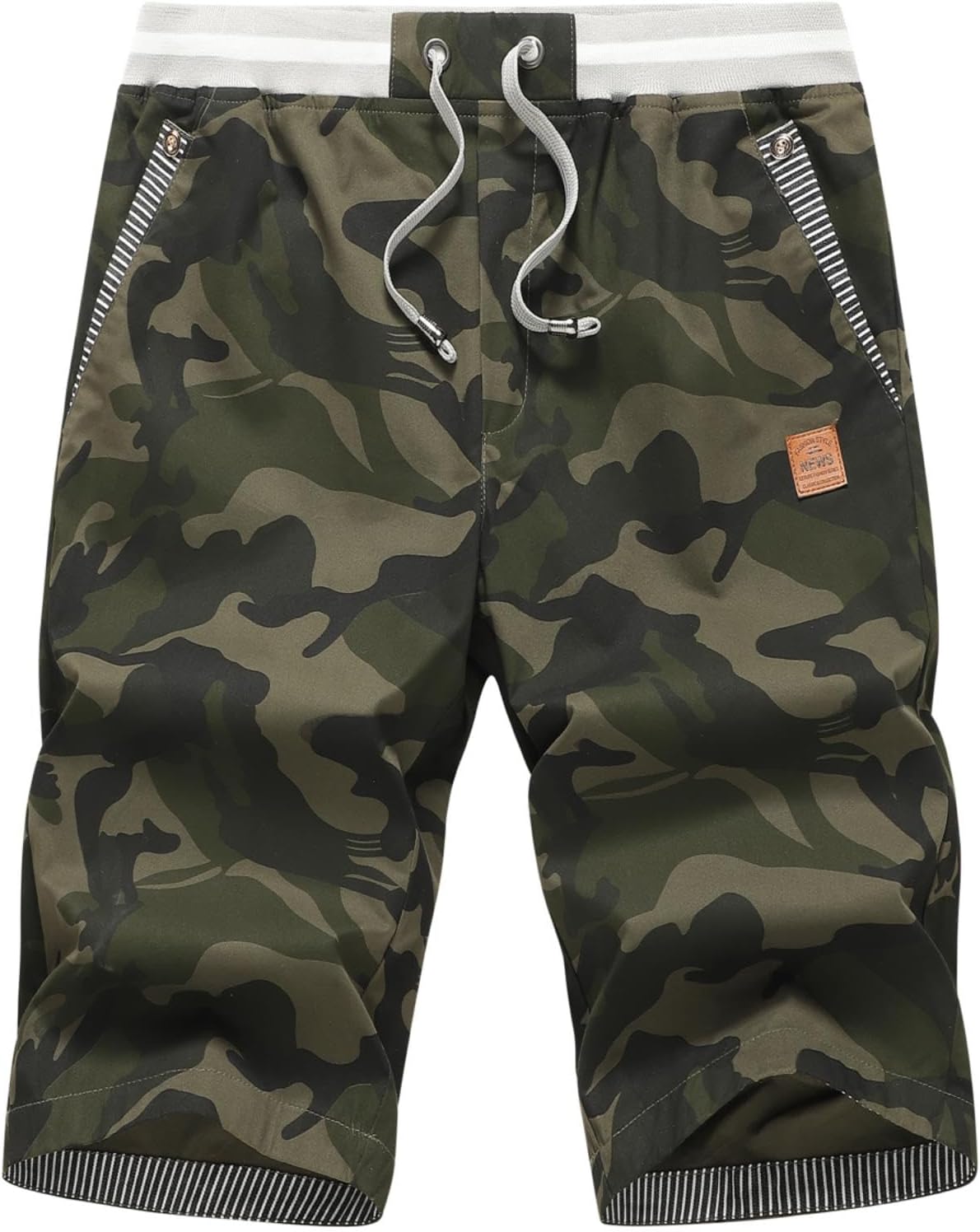 Thumbnail 6 de HCSS Short Homme en coton casual – Bermudas Slim Fit à taille élastiquée