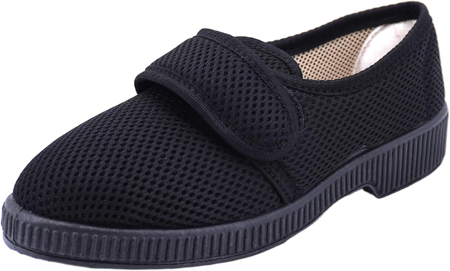 Detalle de JOMIX Pantofole Anziane con Strappo da Donna – Ciabatte Antiscivolo Morbide e Traspiranti