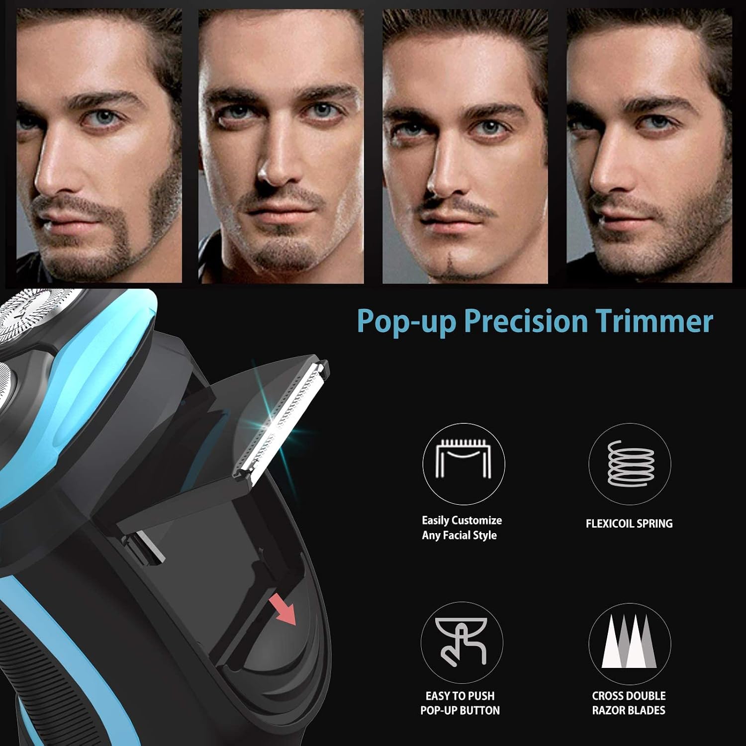 Detalle de MAX-T Electric Shaver 3D Rotary