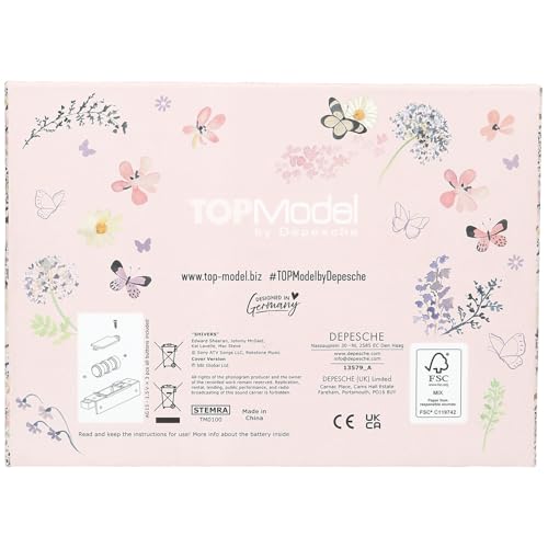 Thumbnail 5 de Depesche 13579 TOPModel Summer Feeling: Joyero Grande en Rosa con Espejo, Sonido y Detalles Florales