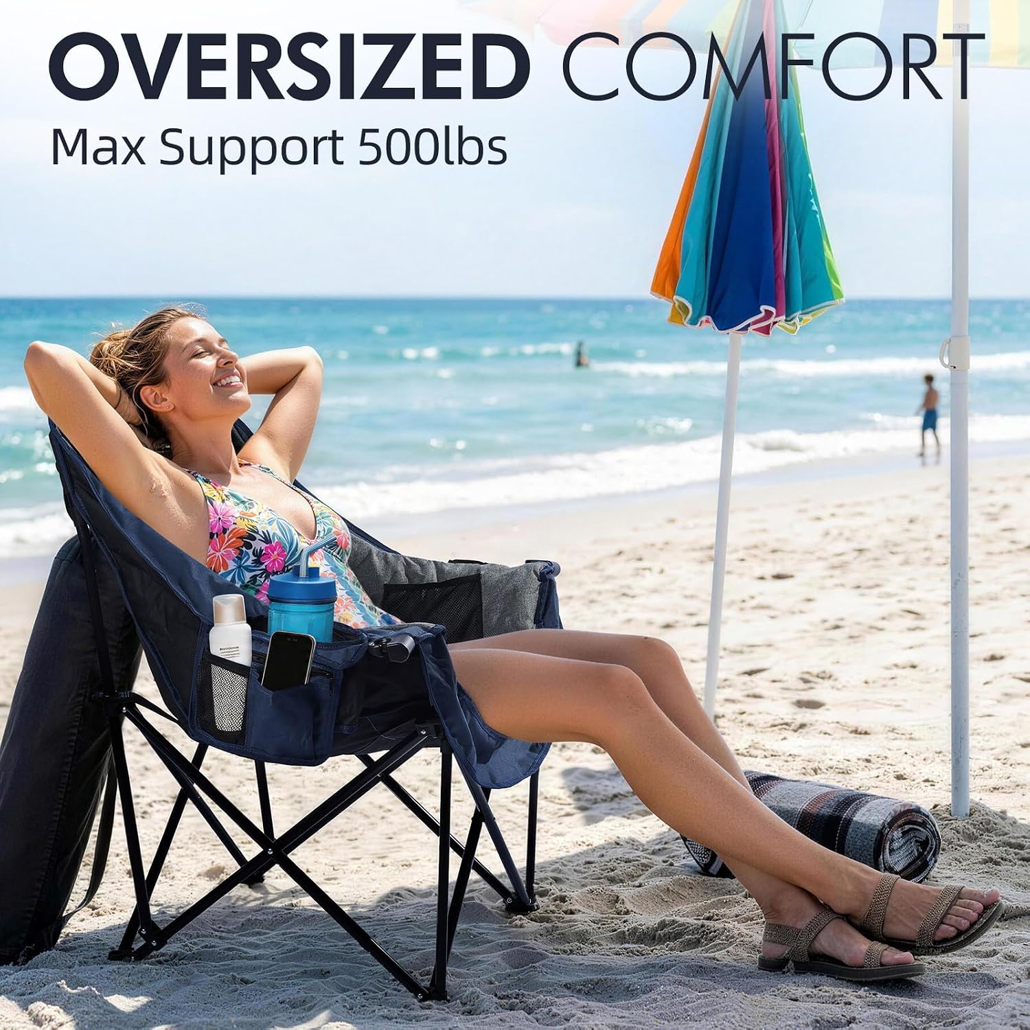 Detalle 2 de Oversized Camping Chair, 2-Pack