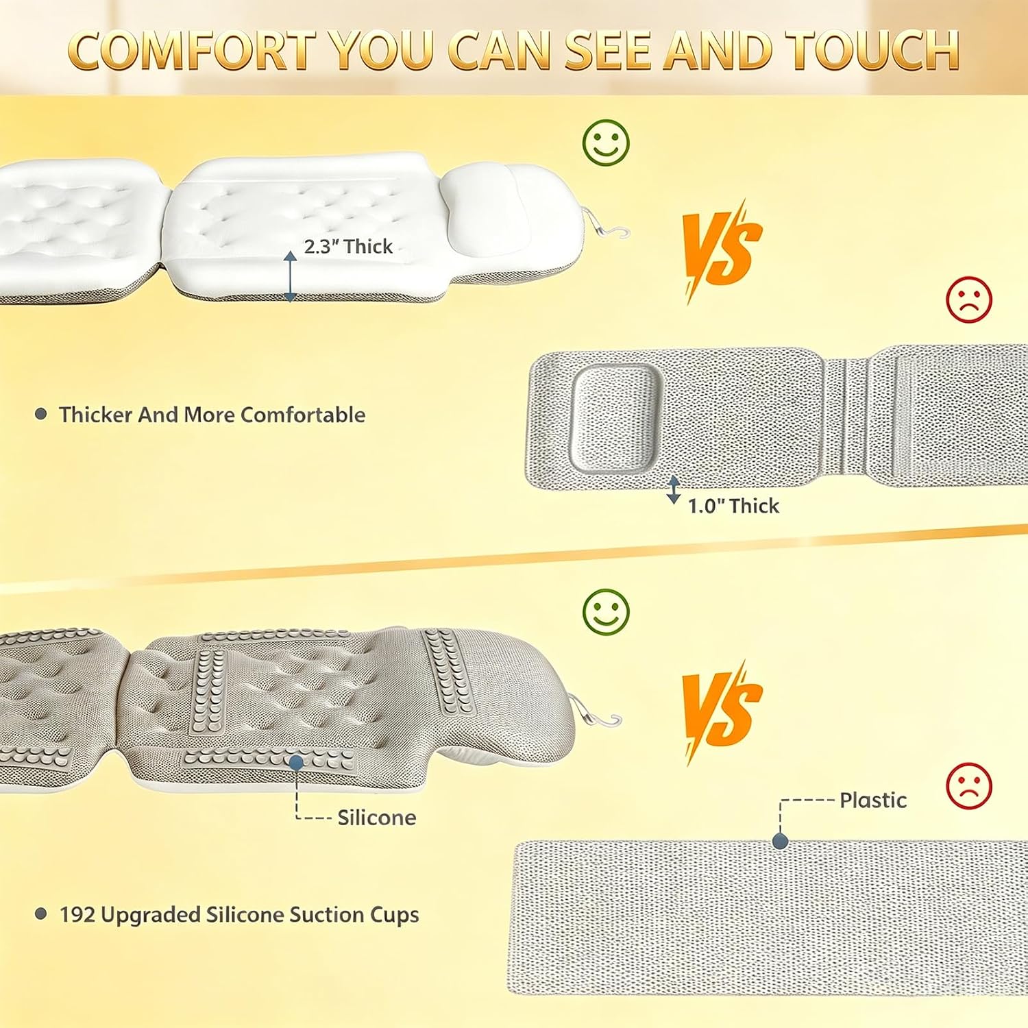 Thumbnail 6 de Full Body Bath Pillow 51" x 16