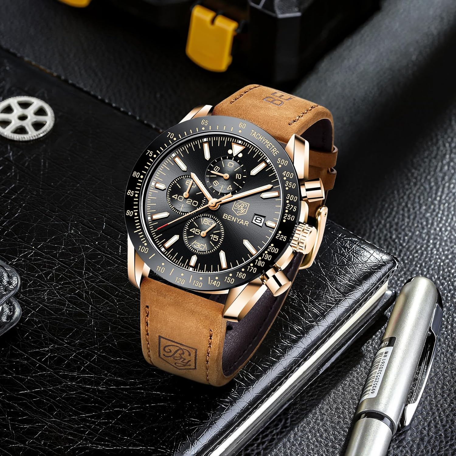 Thumbnail 3 de Benyar Orologio Cronografo Uomo 45 mm