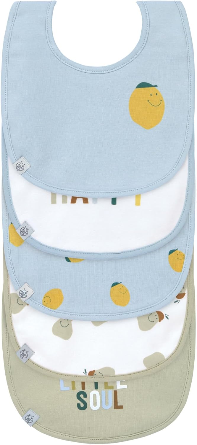 Thumbnail 4 de LÄSSIG Lätzchen-Set für Baby & Kleinkind (5 Stück) mit Klettverschluss aus Bio-Baumwollgemisch, wasserdicht