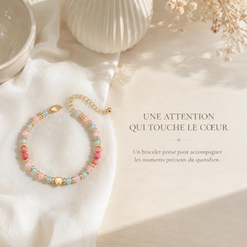 Thumbnail 1 de Lueaurra Bracelet Femme – Pierre Naturelle, Cadeau Élégant pour Femme