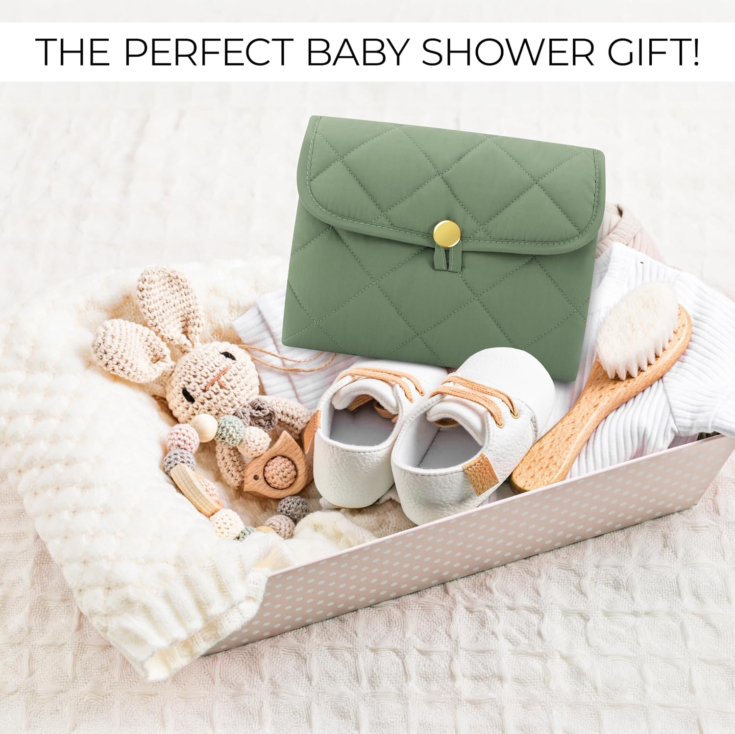 Thumbnail 6 de ZICOTO Portable Diaper Changing Pad, Cotton, Foldable, Sage