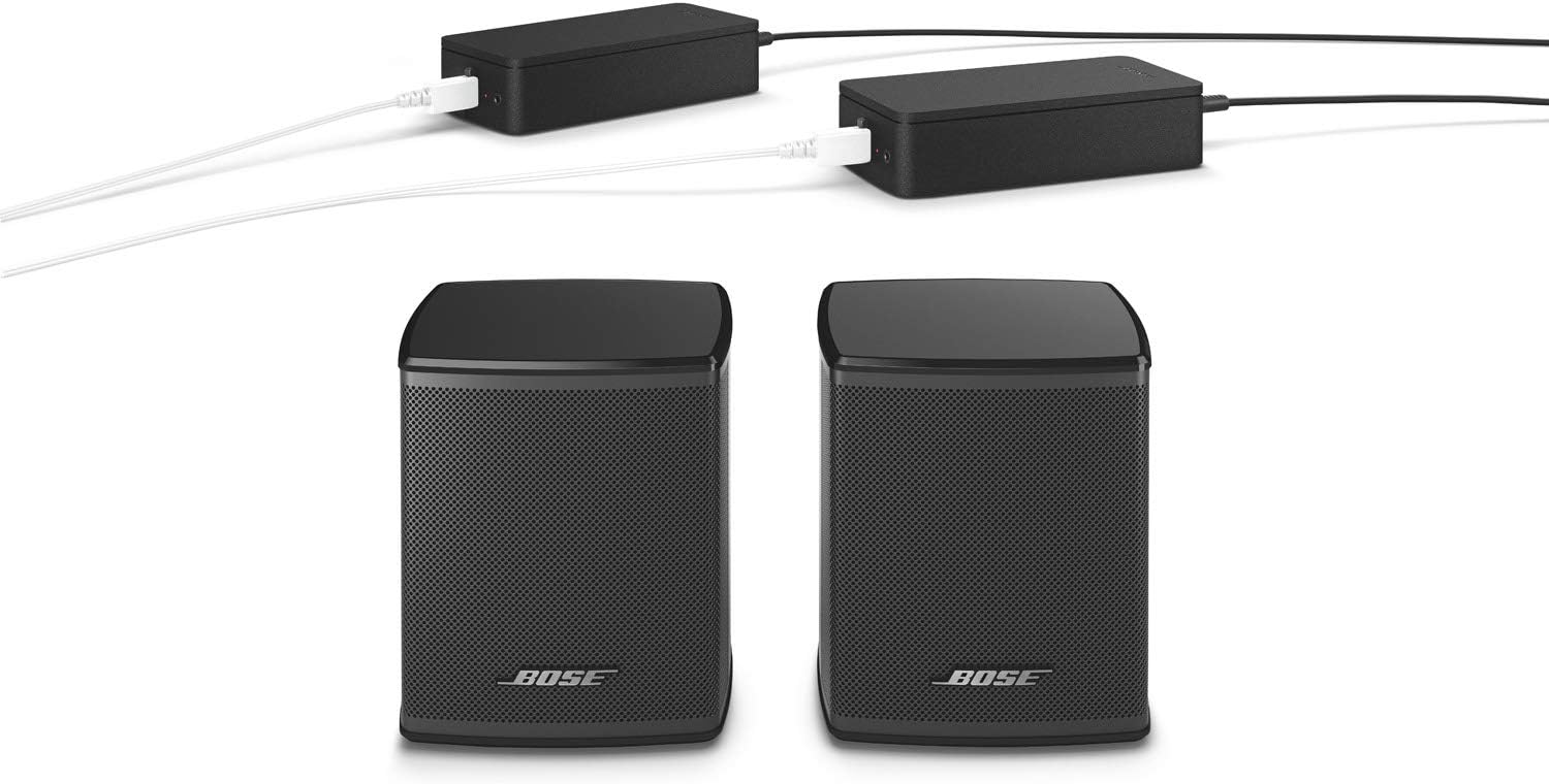 Detalle de Bose Surround Speakers - Black: compact, wirelessly connected surround audio for Bose systems