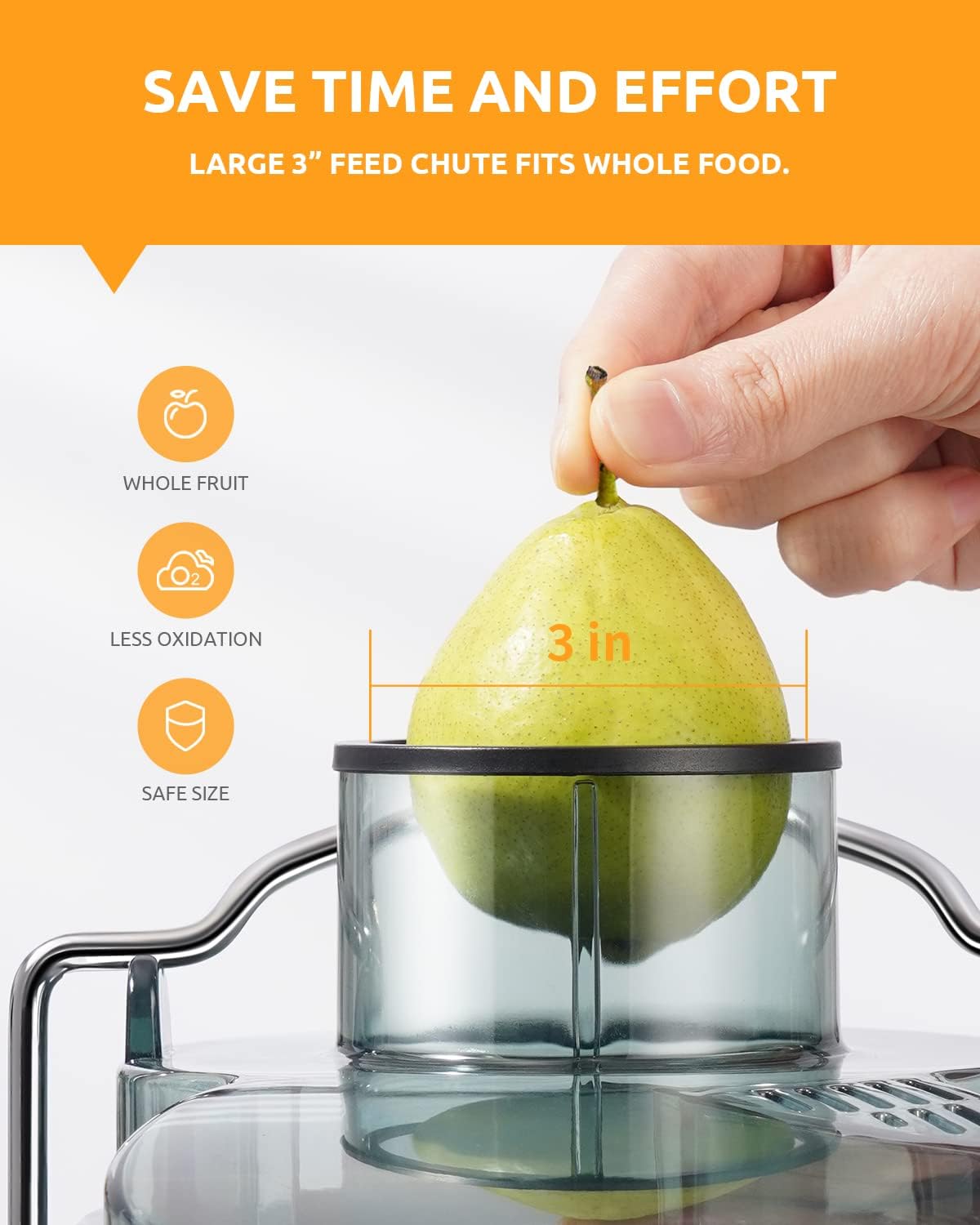 Detalle de GDOR 800W Juicer 🧃