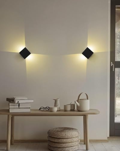 Thumbnail 6 de Lureshine Wandlampe mit austauschbarer G9 LED-Lichtquelle – 0–120° Einstellwinkel, Schwarz, Wandleuchte Innen/Außen