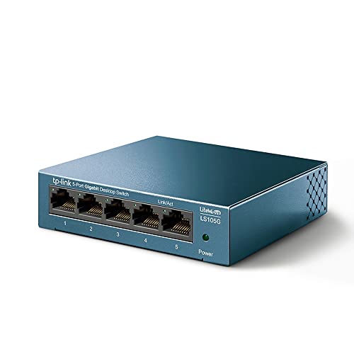 Thumbnail 6 de TP-Link LS105G: Switch 5 Porte Gigabit con Custodia in Metallo, Desktop