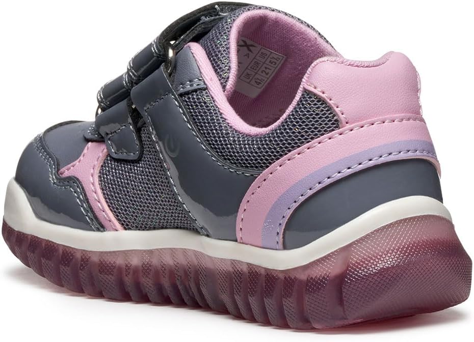 Thumbnail 3 de Geox Baby-Mädchen B Lightyloo Girl Sneaker – Leuchtende Klett-Schuhen für kleine Abenteurer