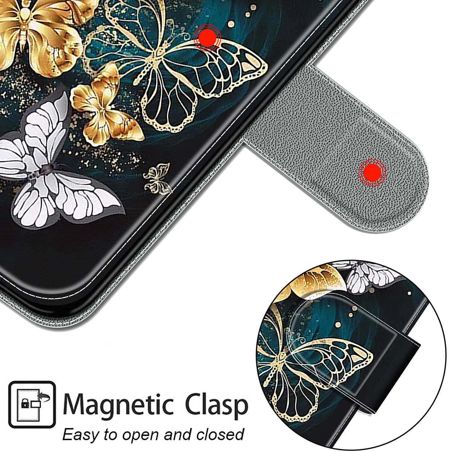 Thumbnail 6 de Guxira Lederhülle Galaxy A36 5G Schmetterling