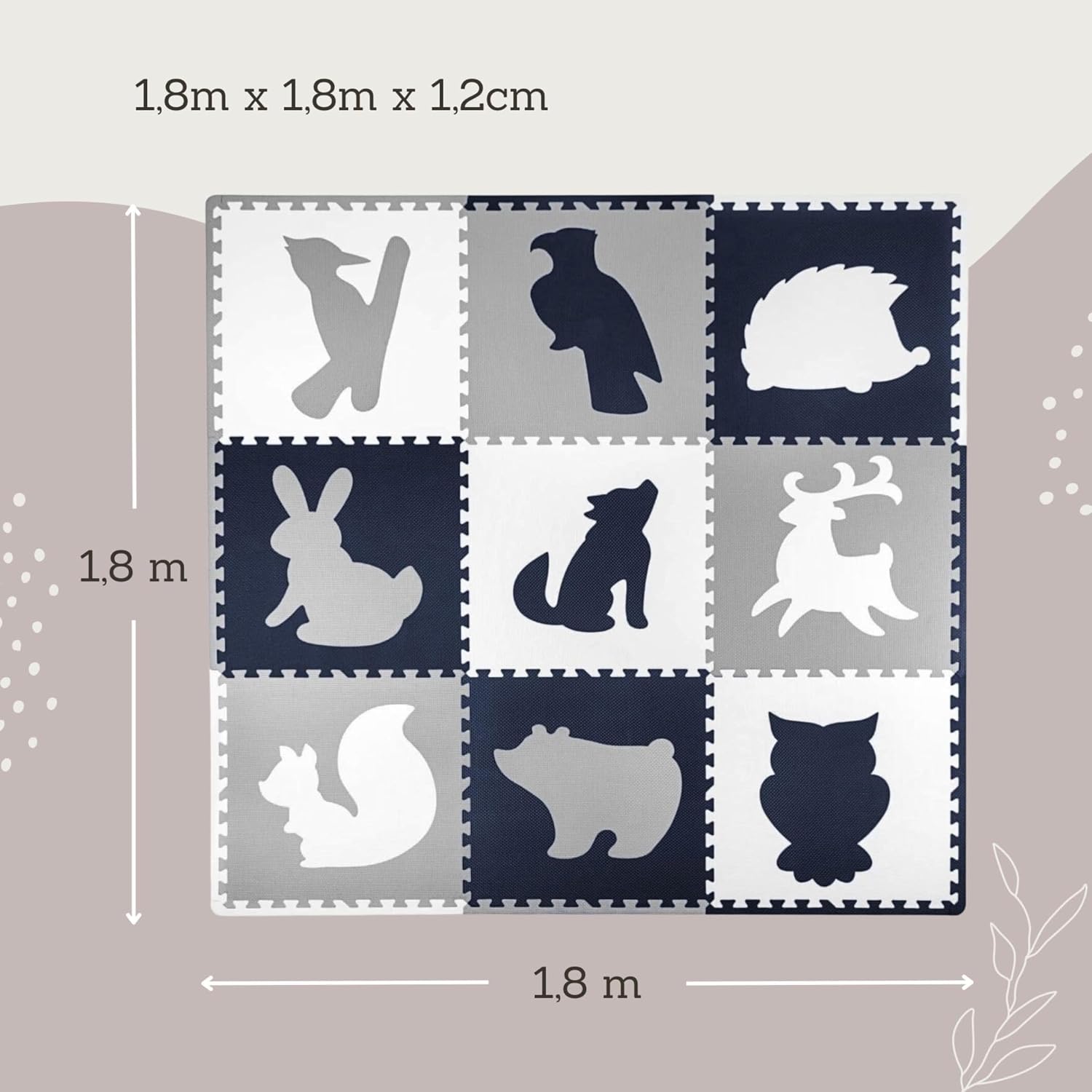 Thumbnail 1 de Hakuna Matte Baby Puzzlematte 180 x 180 cm