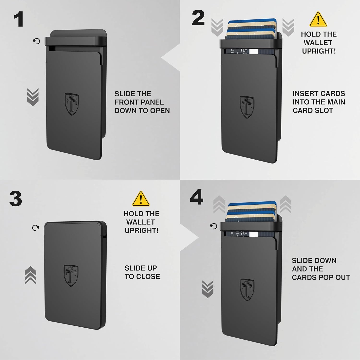 Thumbnail 4 de TRAVANDO SLYDE portacarte in alluminio 9,9×6,8×0,9 cm