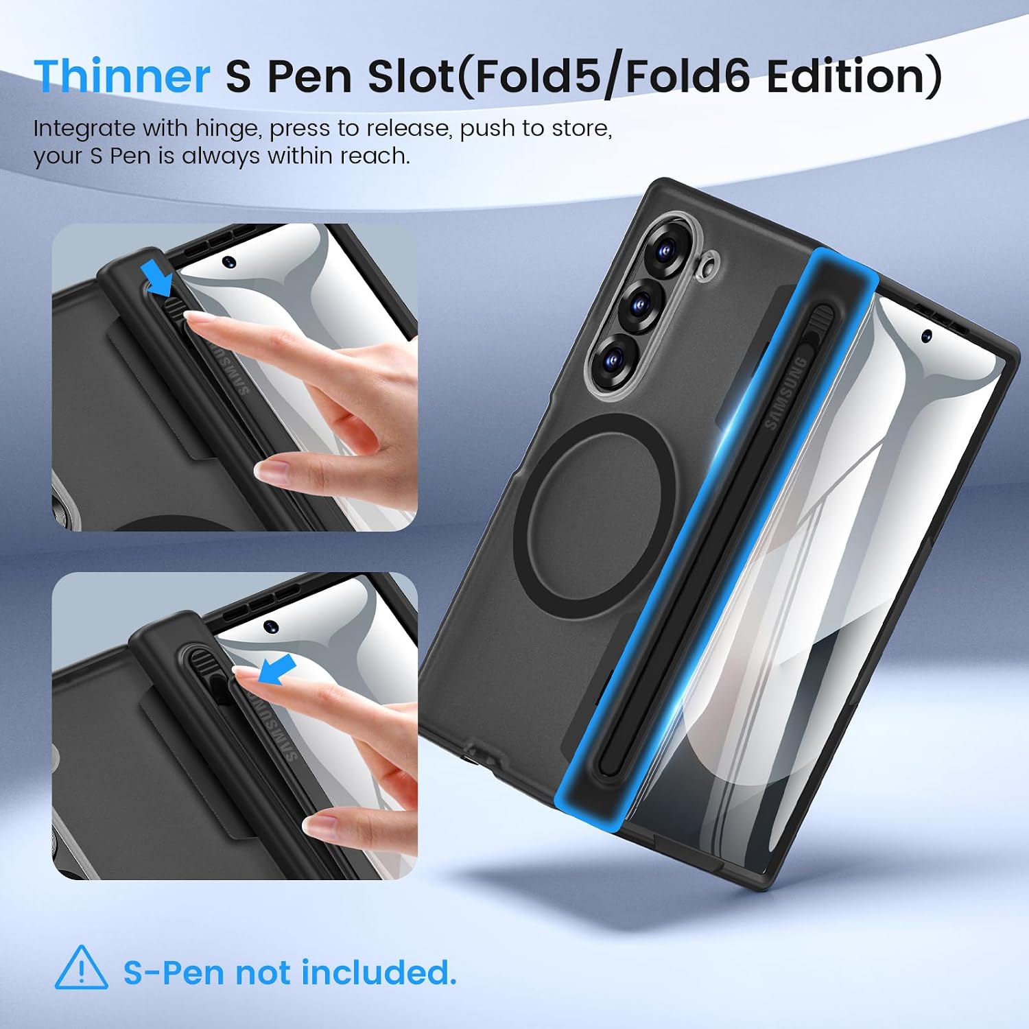 Detalle 2 de Caka Galaxy Z Fold 6 case with Mag